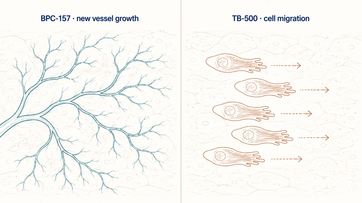 BPC-157 vs TB-500: Mechanisms & Research Compared