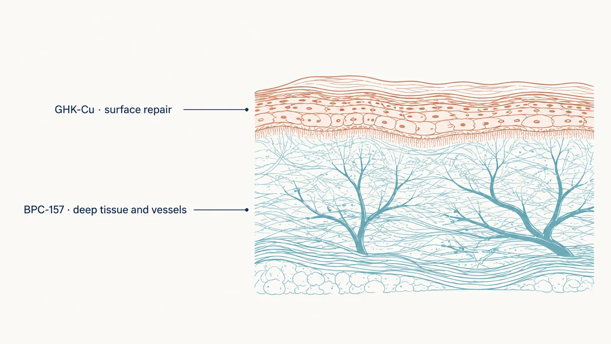 BPC-157 + GHK-Cu Tissue Remodeling Synergy